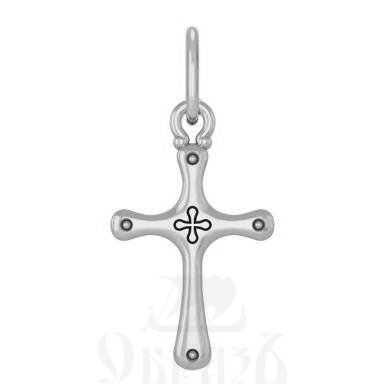 крест, серебро 925 проба с родированием (арт. 17.082р)